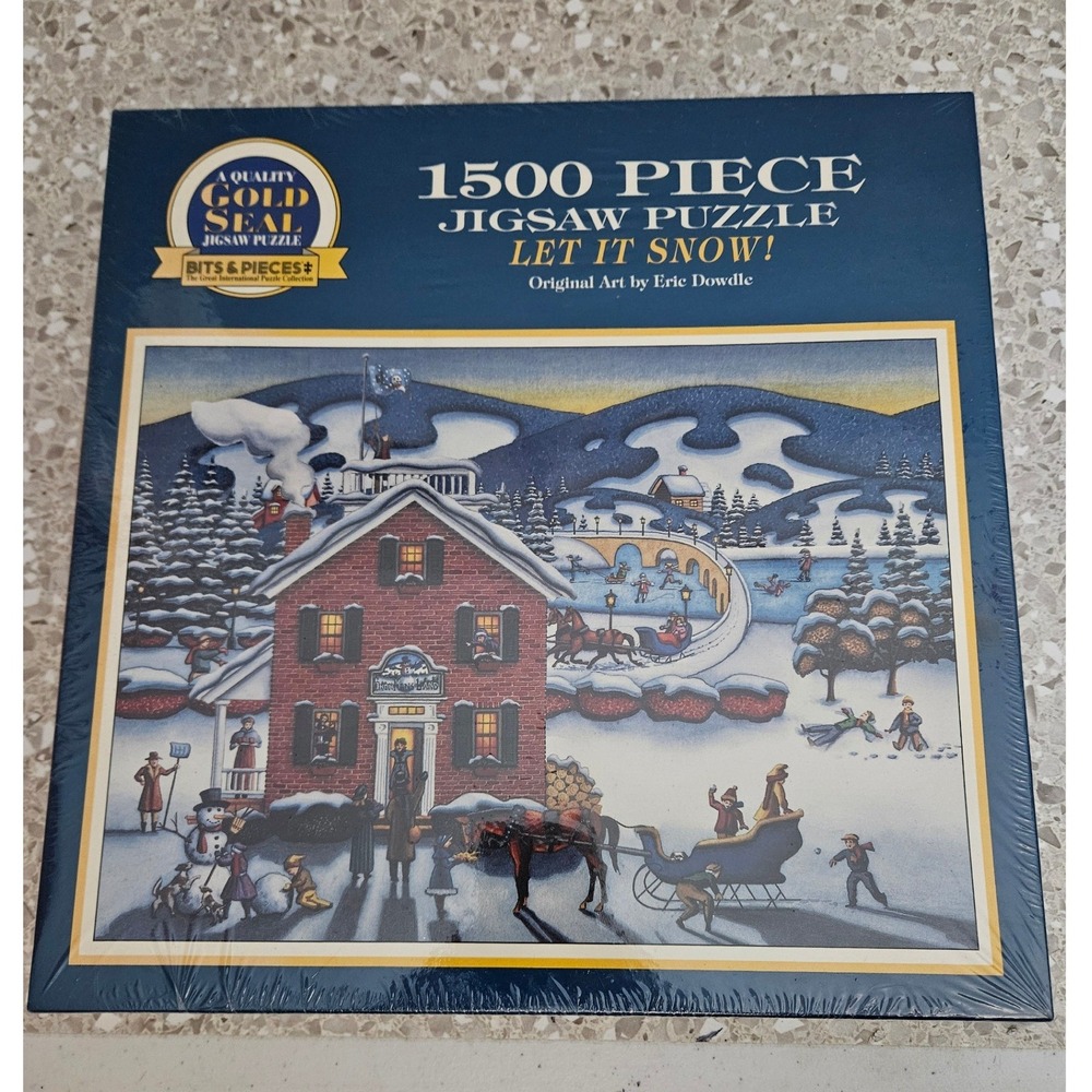 Bits Pieces Jigsaw Puzzle Let It Snow Blue Eric Dowdle 1500 Piece 030182